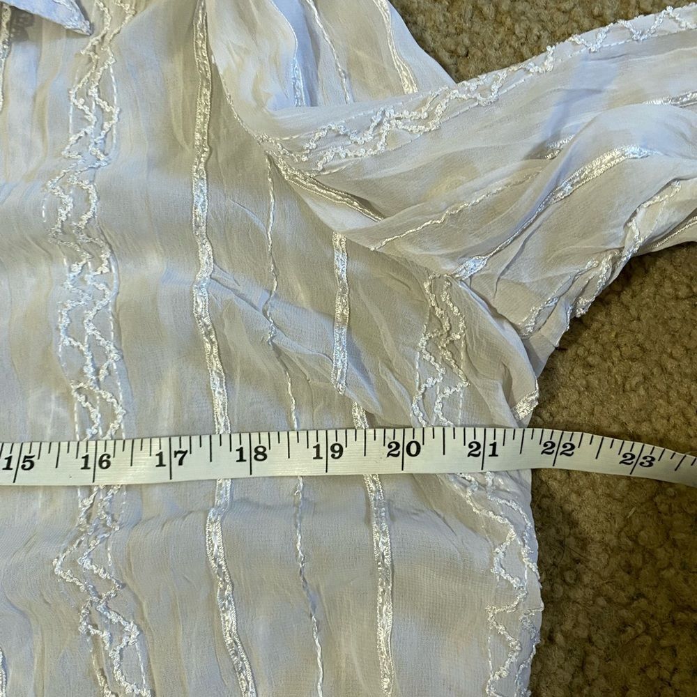 Women’s Agora Beaded Sheer Blouse - Picture 3 of 5